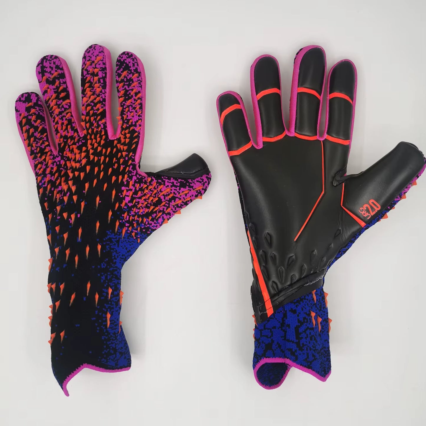 New Latex Football Goalkeeper Gloves Thickened Football Professional Protection Adults Teenager Goalkeeper Soccer Goalie Gloves