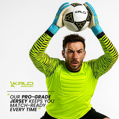 Soccer Goalie Shirt, Padded Goalkeeper Jersey, Youth/Adult & Kids Sizes, Long Sleeve Football Padded Shirt Mens